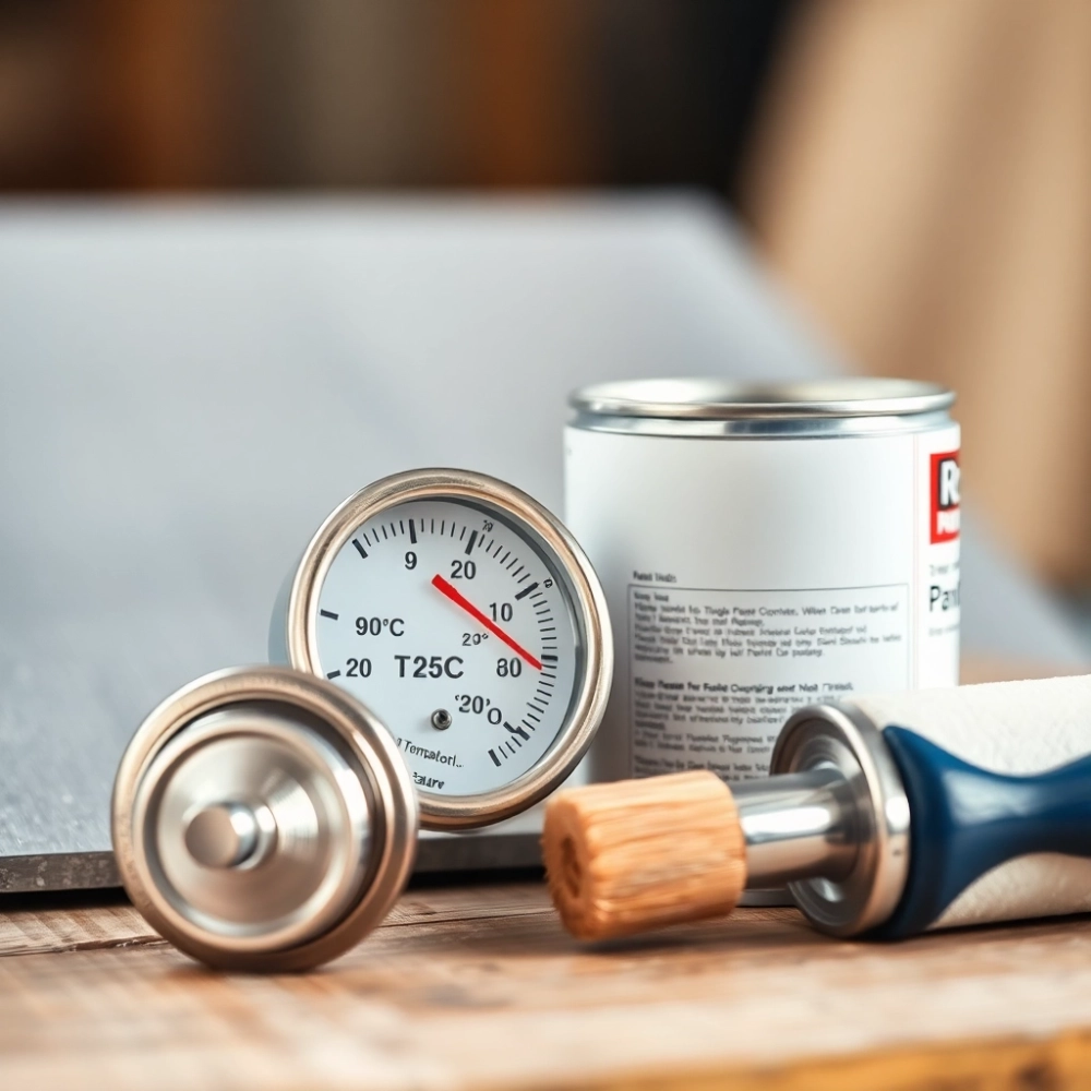 Jaka temperatura do malowania metalu