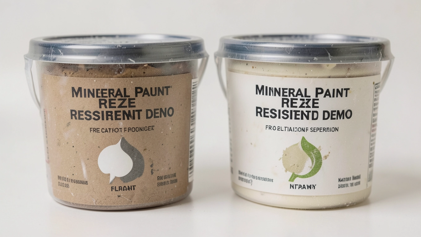 Odporność farb mineralnych na zamrożenie