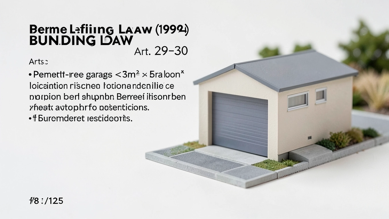 Przepisy prawne o pozwoleniu na budowę garażu