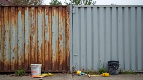 Czyszczenie i malowanie ogrodzenia cena