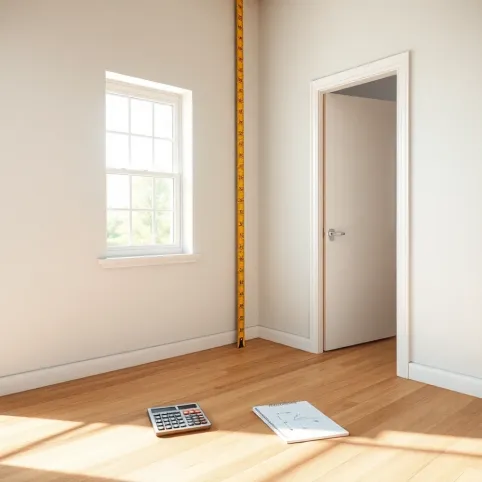 Jak obliczyć metry kwadratowe pokoju do malowania