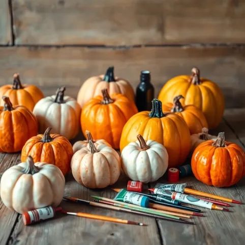 Jakie farby do malowania dyni